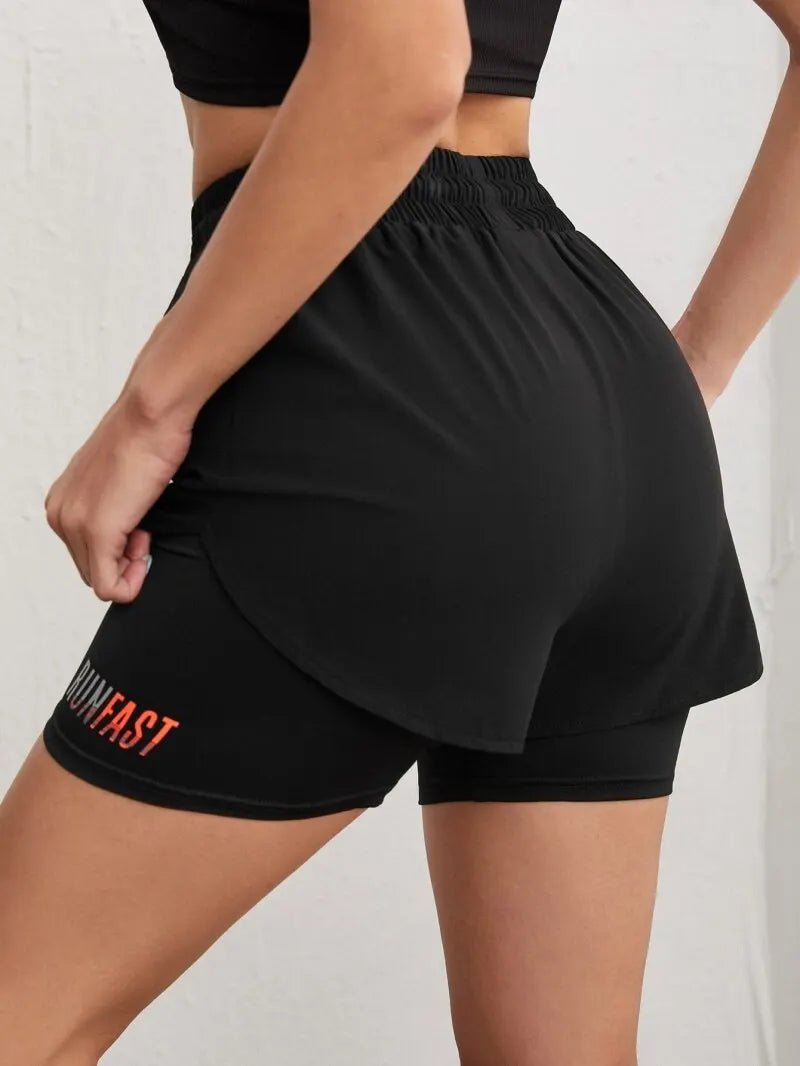 Premium Women's High Rise Yoga Shorts