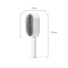 Load image into Gallery viewer, EZ Clean Hairbrush: Anti-Static, Scalp Massage &amp; Hair Loss Care
