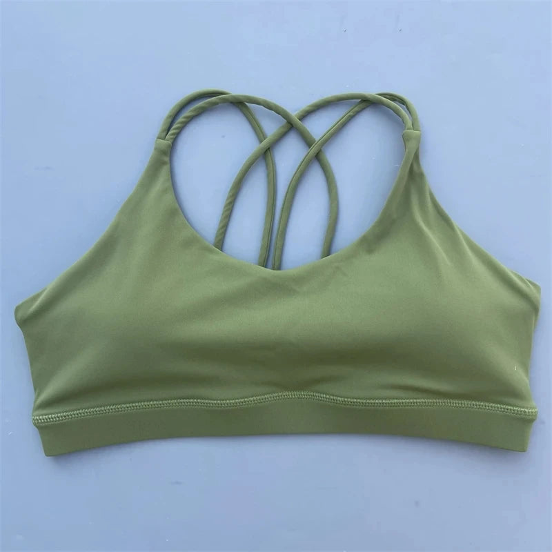 Premium Solid Color Women's Fitness Bra