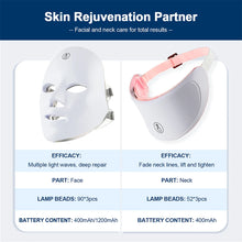 Load image into Gallery viewer, 7-Color LED Photon Mask | Red Light Therapy Anti-Aging &amp; Skin Care
