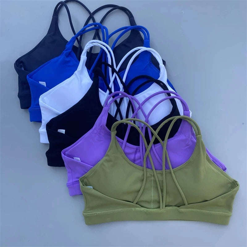 Premium Solid Color Women's Fitness Bra