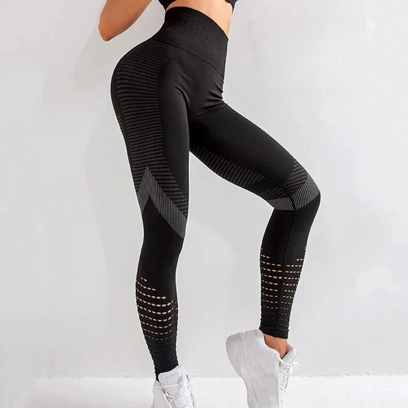 Premium Women's High-Waist Seamless Fitness Leggings