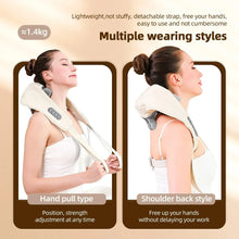 Load image into Gallery viewer, Premium Touch Wireless Neck &amp; Back Massager: Cervical Relief Pillow
