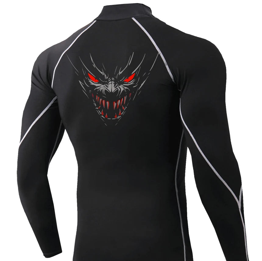 Men's Long Sleeved Compression Shirt