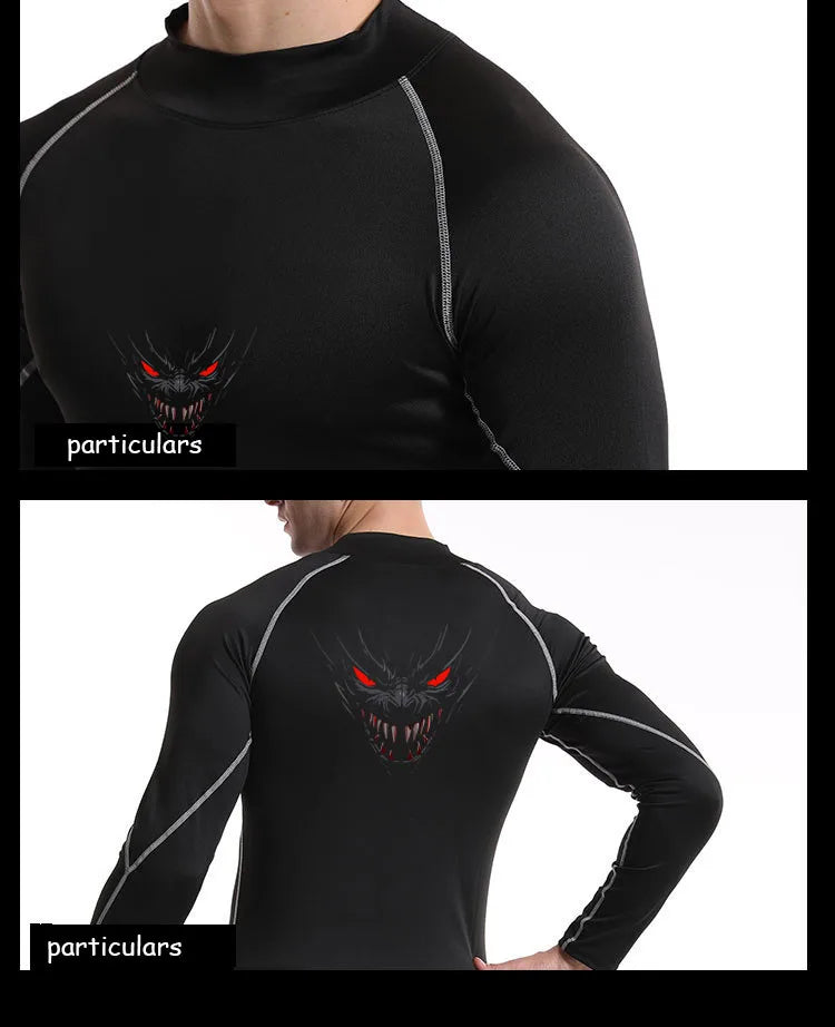 Men's Long Sleeved Compression Shirt