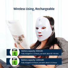 Load image into Gallery viewer, 7-Color LED Photon Mask | Red Light Therapy Anti-Aging &amp; Skin Care
