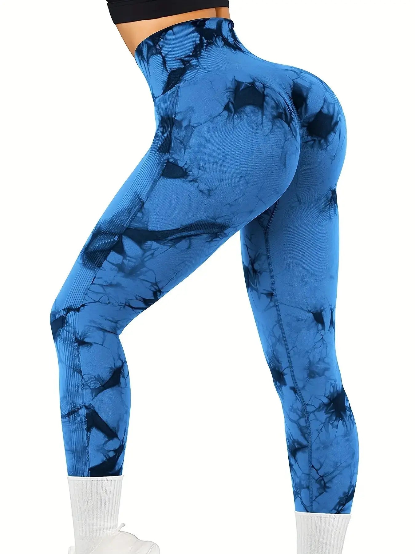 Premium Women's Tie-Dye Seamless Yoga Pants