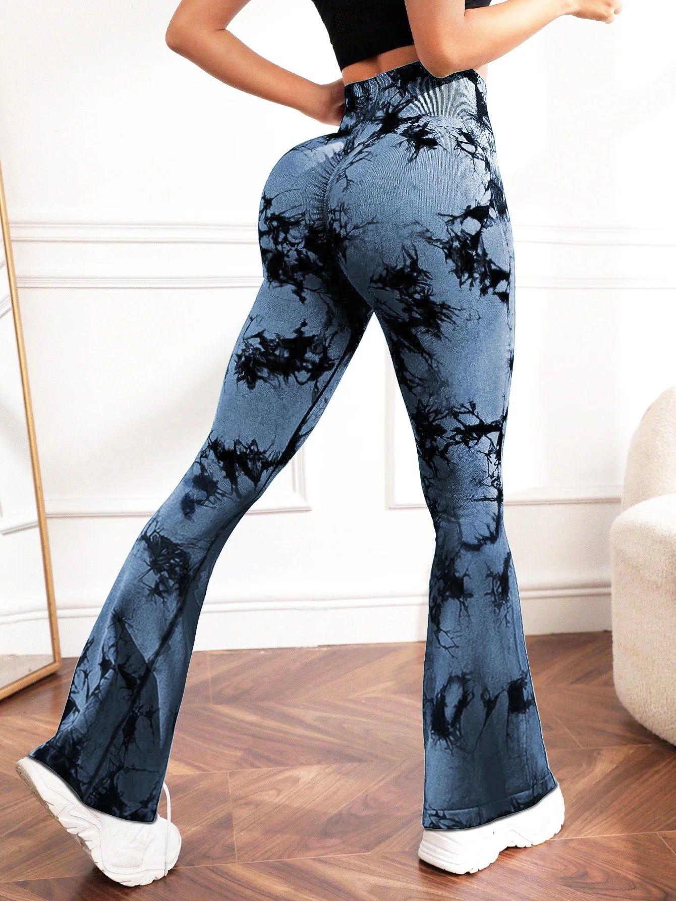 Fitness Women's Pants Tie Dyed