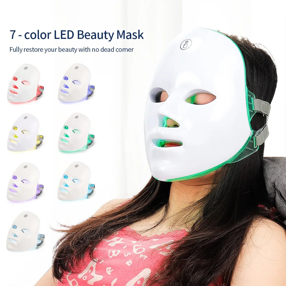 7-Color LED Photon Mask | Red Light Therapy Anti-Aging & Skin Care