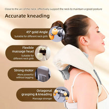 Load image into Gallery viewer, Premium Touch Wireless Neck &amp; Back Massager: Cervical Relief Pillow
