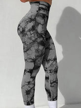 Load image into Gallery viewer, Premium Women&#39;s Tie-Dye Seamless Yoga Pants
