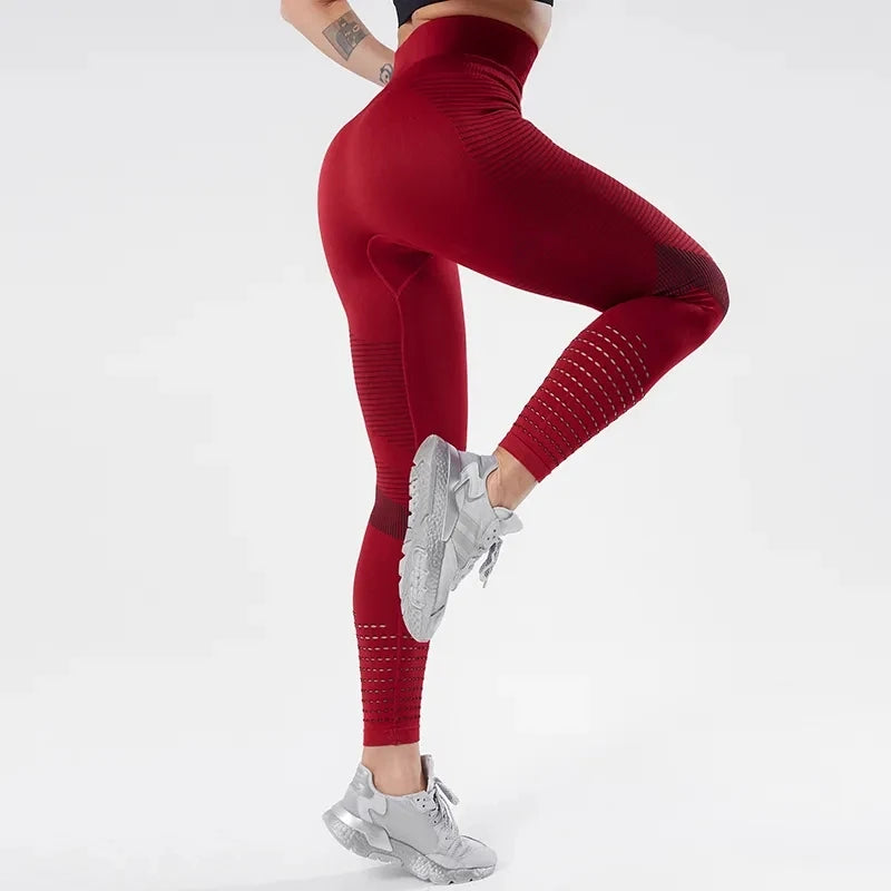 Premium Women's High-Waist Seamless Fitness Leggings