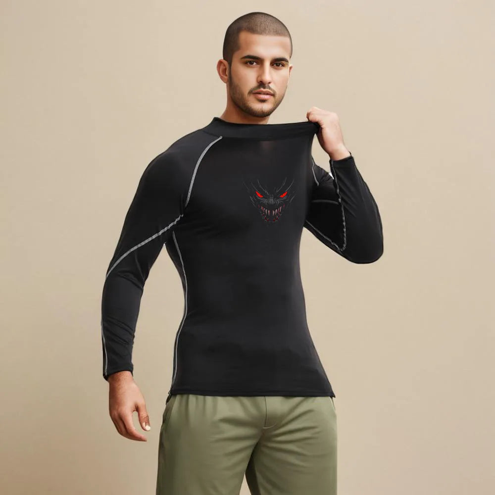 Men's Long Sleeved Compression Shirt