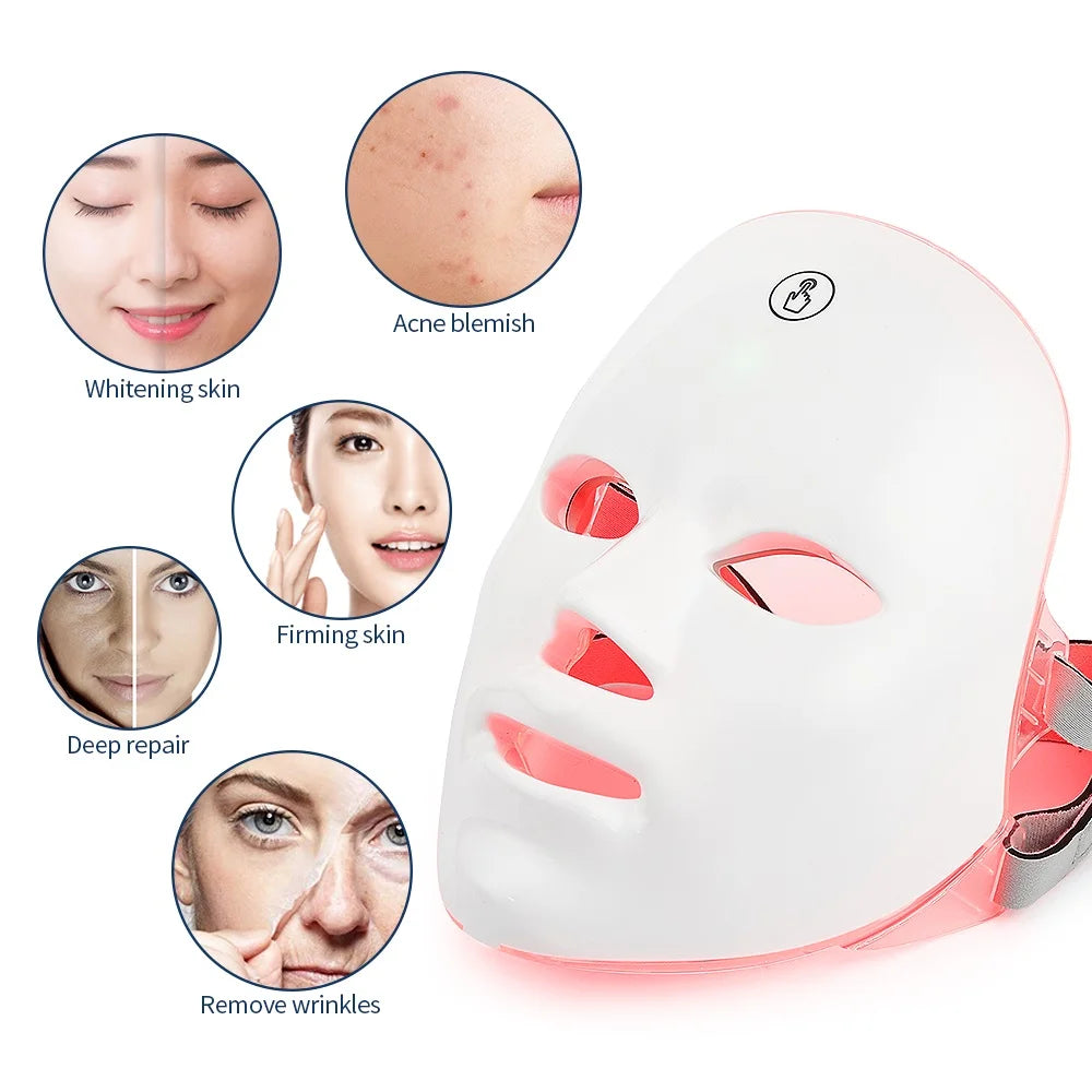 7-Color LED Photon Mask | Red Light Therapy Anti-Aging & Skin Care