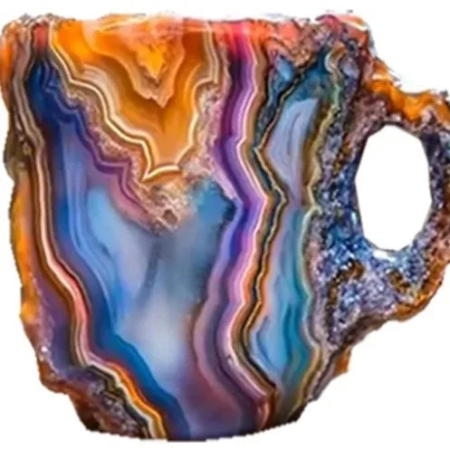 🌲Black Friday sale 50% ) ✨️2024 New Mineral Crystal Coffee Mugs☕